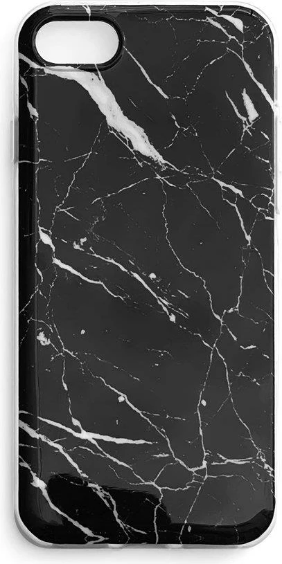 Ovitek za telefon Wozinsky Marble za Samsung Galaxy M51, TPU, črn