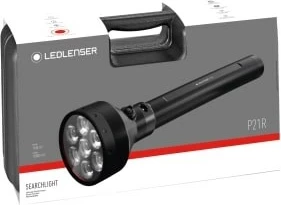 Ročna svetilka Ledlenser P21R, LED, aluminij, IP68, črna
