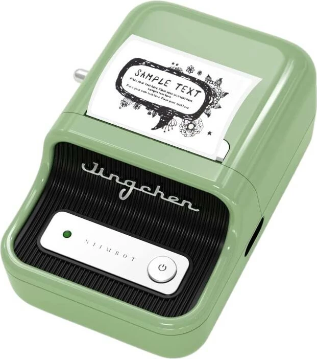 Prenosni termični tiskalnik etiket Niimbot B21, zelen