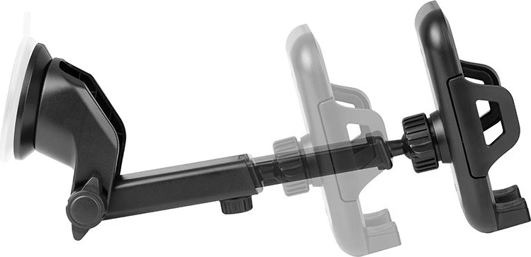 Avtomobilsko držalo za telefon Tracer U33 z teleskopskim ročajem, črno