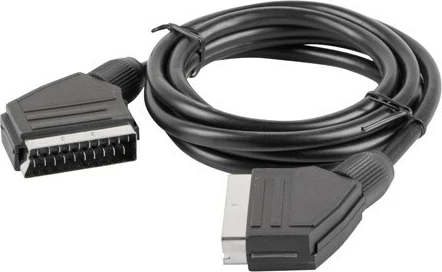 Lanberg kabel LAN euro-euro 1,8 m, črn