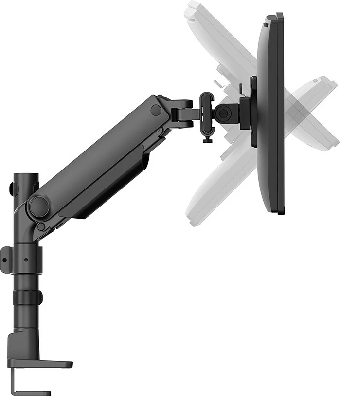 Dvojni nosilec za monitor, Neomounts DS65S-950BL2, objemka/čušica, 11 kg, 61 cm (24"), 86,4 cm (34"), 100 x 100 mm, črn