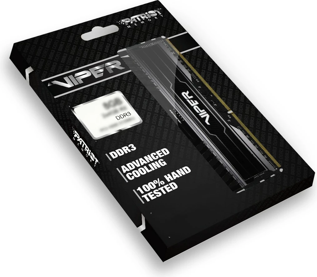 RAM pomnilnik Patriot Viper 3 8GB DDR3 1600MHz Black Mamba