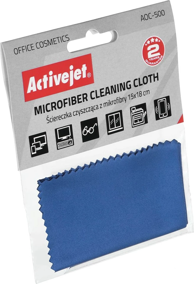 Lepa krpica iz mikrovlaken za čiščenje, Activejet AOC-500, 15x18 cm