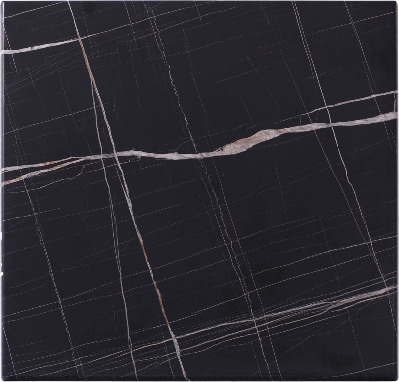 Namizna plošča iz Werzalita kvadratna črno marmorni videz 741 FH5229.13 60x60cm