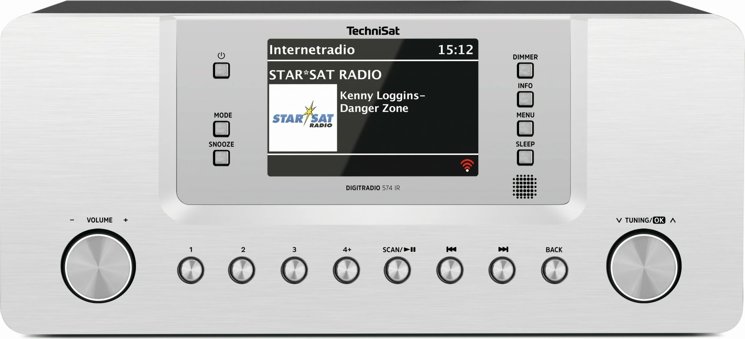 Internetni radio TechniSat DigitRadio 574 IR, srebrn