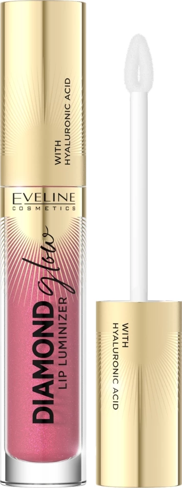 Gloss za ustnice Diamond Glow Lip Luminizer 09 Peach Dream Eveline Cosmetics 4.5ml