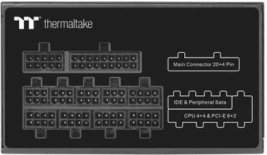 Napajalnik Thermaltake Toughpower PF1 850W, 80 PLUS Platinum, modularen, črn