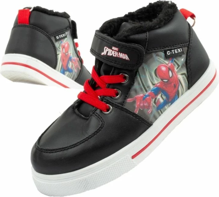 Zimski škornji za otroke Inny, črni in rdeči
