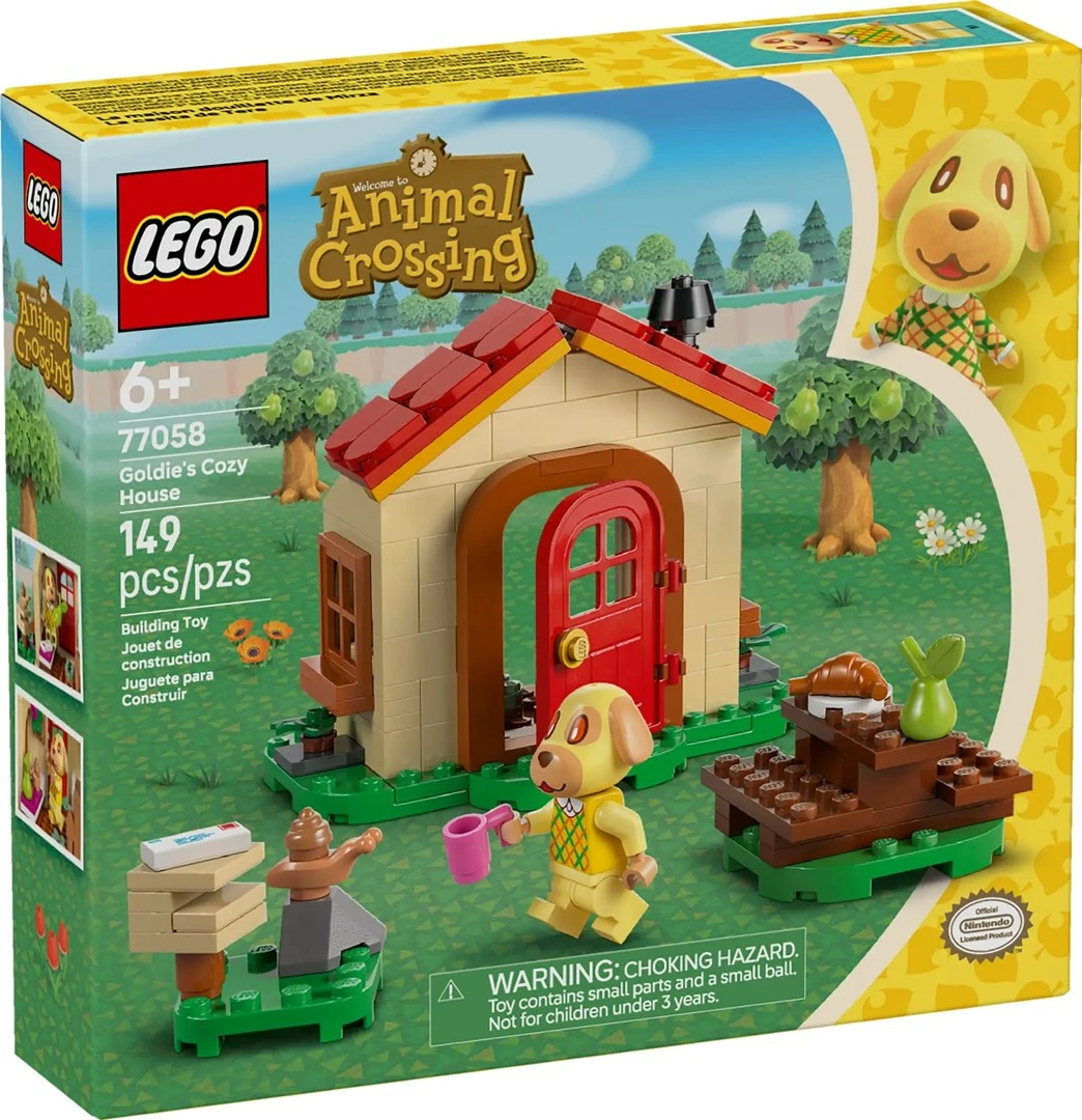 Prijetna hiška Goldie iz LEGO Animal Crossing 77058, 149 kosov