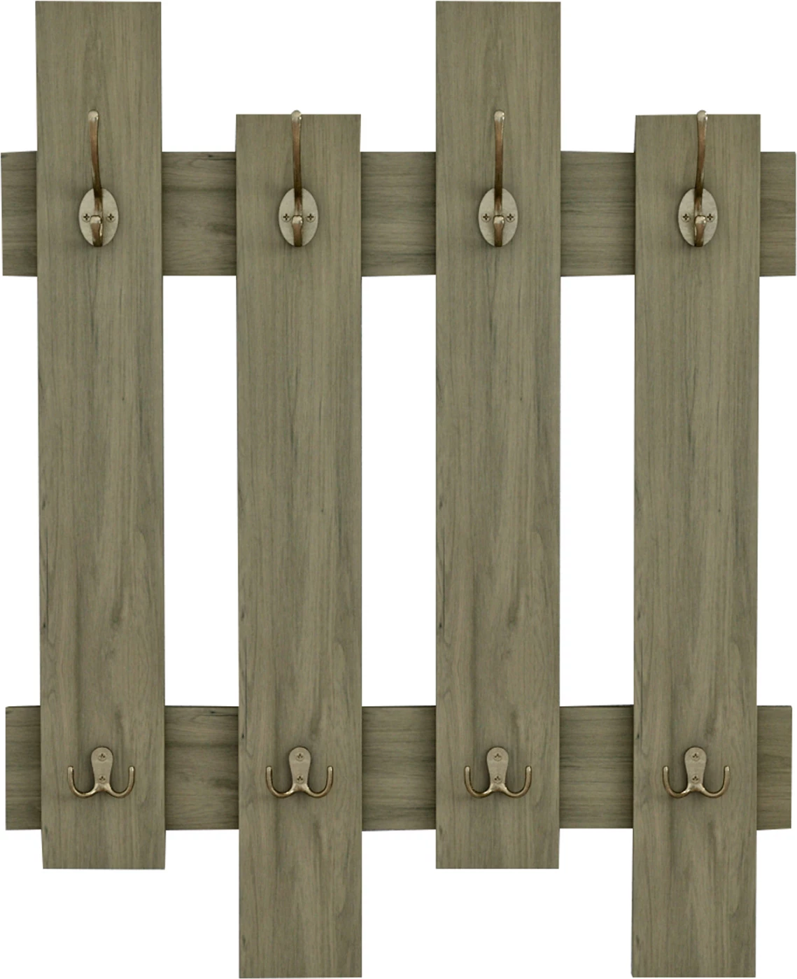 Stenski obešalnik WESSON FH8940.12 melamin v olivno zeleni barvi 64x4x79Hcm