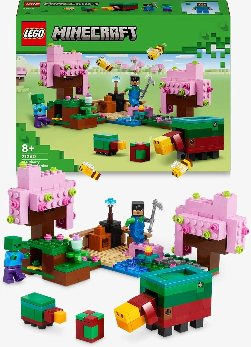 Gradbeni set Minecraft 21260, 304 kosi, večbarven