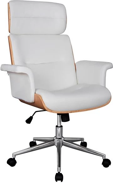 Pisarniški stol za managerje SUPERIOR PRO FH1108.02 Sonama-Bela 74x74x116 cm