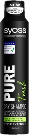 Suhi šampon Pure Fresh, Syoss, 200 ml