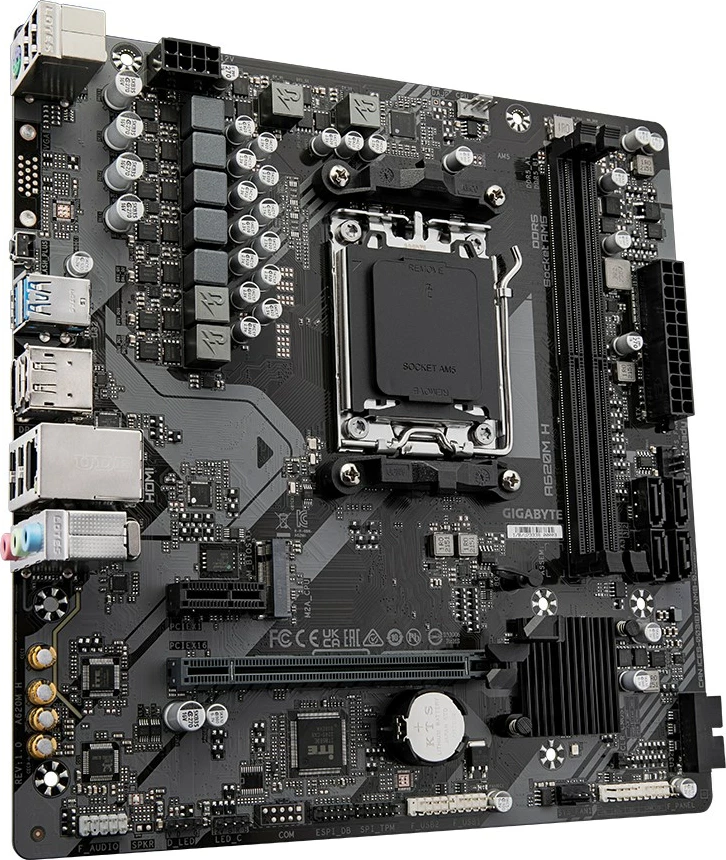 Mikro ATX matična plošča Gigabyte A620M H, Socket AM5, DDR5
