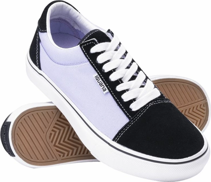 Superge za deklice Iguana, bele in črne