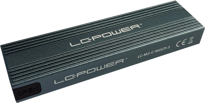 Kaseta SSD LC-Power LC-M2-C-MULTI-3, M.2, USB, antracit