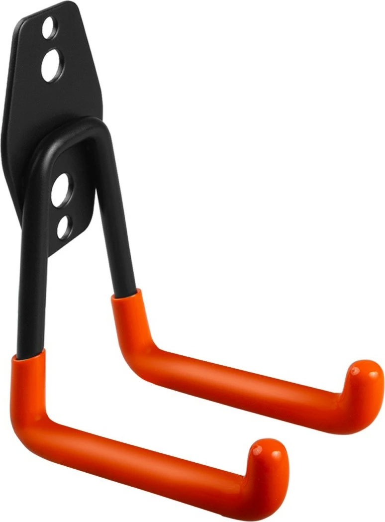 Stenska nosilna polica za garažo Maclean MC-442, jeklo, 70 kg, črno/oranžna