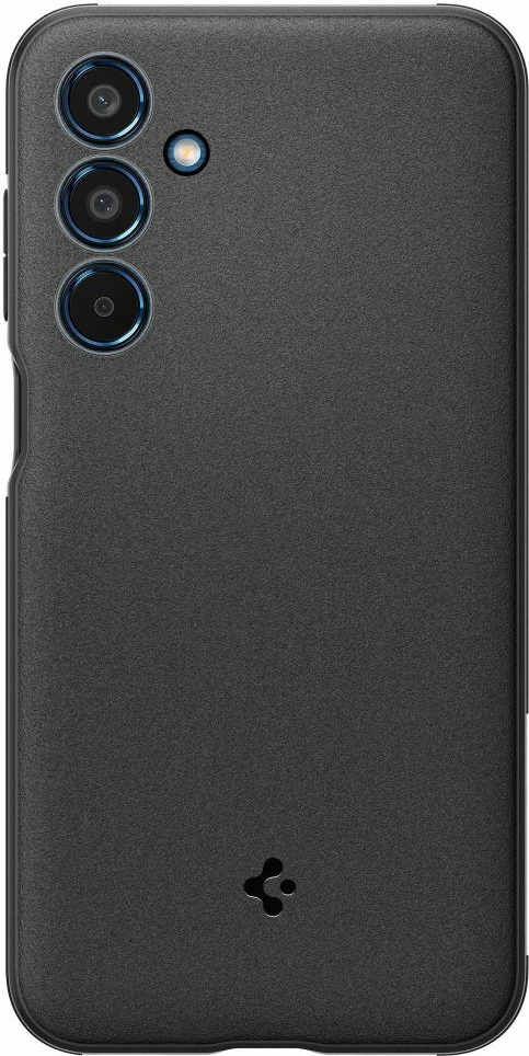 Ovitek za telefon Spigen Essential SandBlast za Samsung Galaxy M35 5G, črn