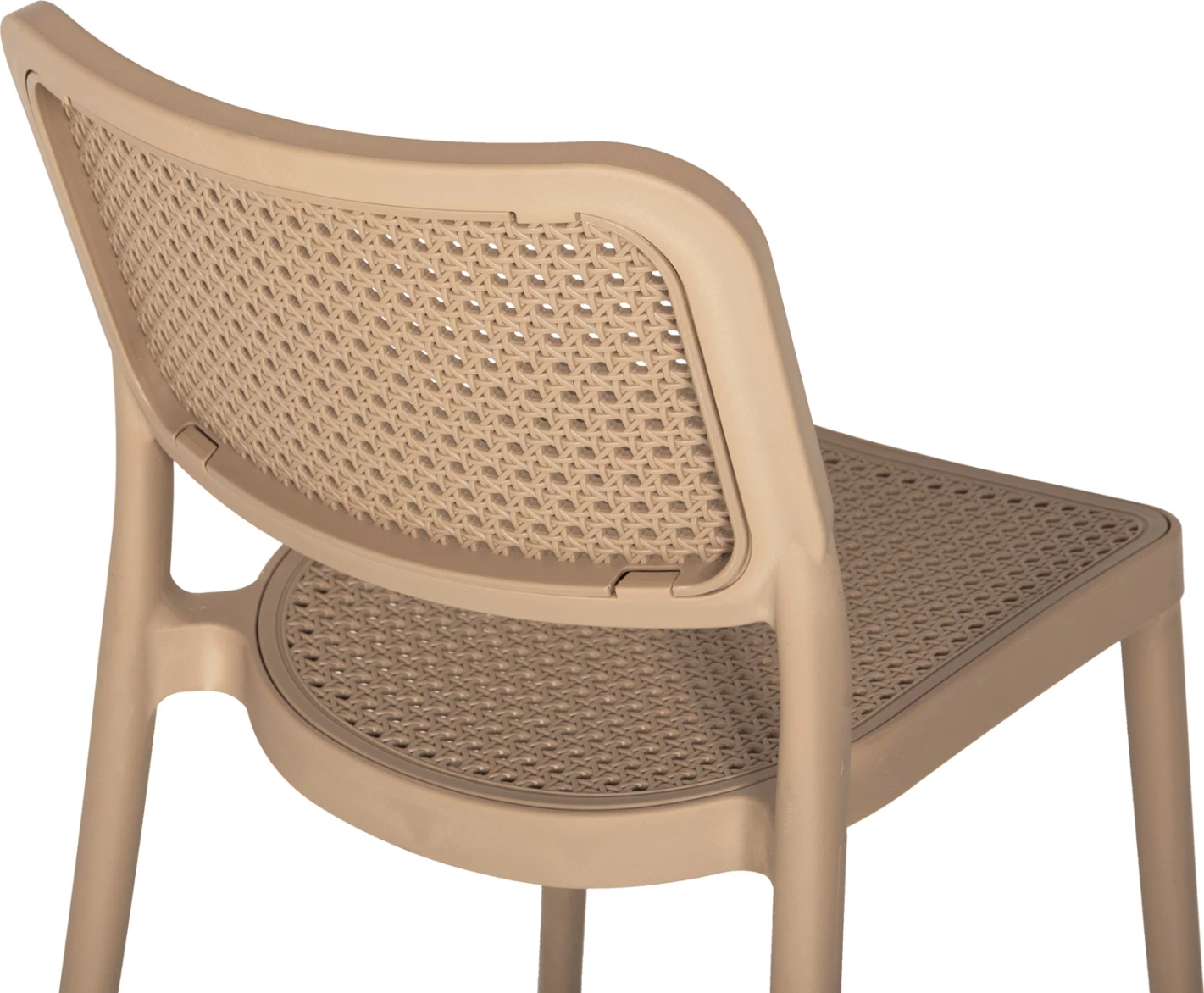 Stol iz polipropilena MEKO FH5934.03 kapučino 51x52x80Hcm