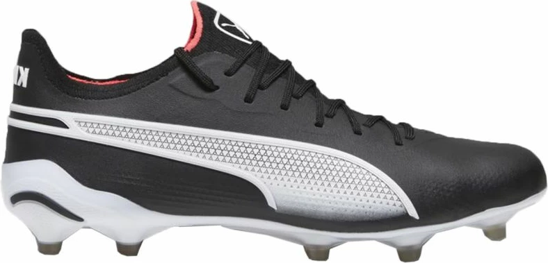 Nogometni čevlji za moške Puma King Ultimate FG/AG, črno-sivi