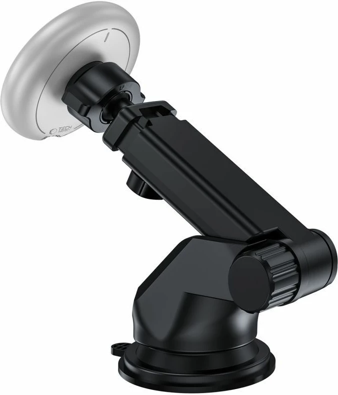 Magnetno držalo za pametni telefon s brezžičnim polnjenjem, 15 W, za armaturno ploščo, črno, Tech‑Protect A2