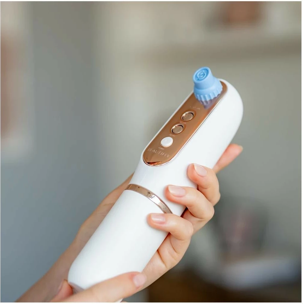Naprava za nego obraza Beautifly B-Hydraclear PRO, 3 hitrosti, HD kamera, bela
