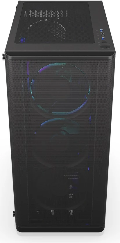 Računalniško ohišje Ventum 200 Air Endorfy, Midi Tower, ATX, kaljeno steklo, črno