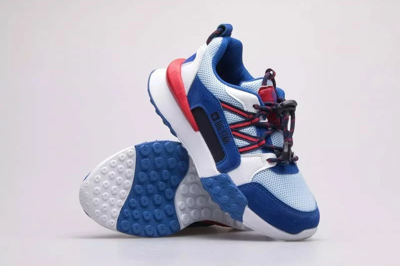 Superge za otroke, bele z rdečo in modro, Big Star Jr.