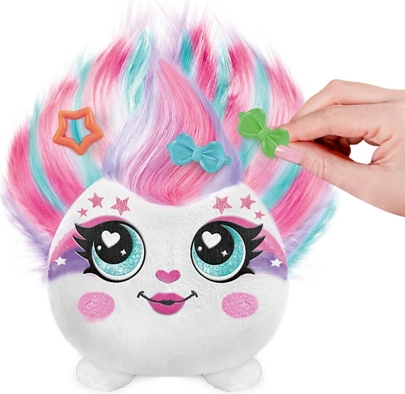 Kreativni set plišaste igrače z ročnim airbrushom Project Plusz Fryzurki, Epee, večbarven