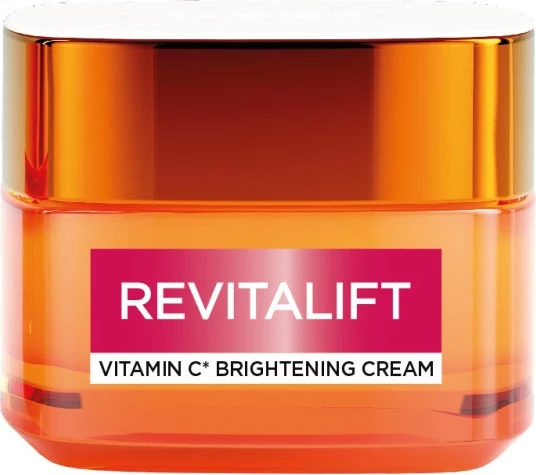 Krema za obraz z vitaminom C, L'Oreal Paris Revitalift Brightening, 50 ml