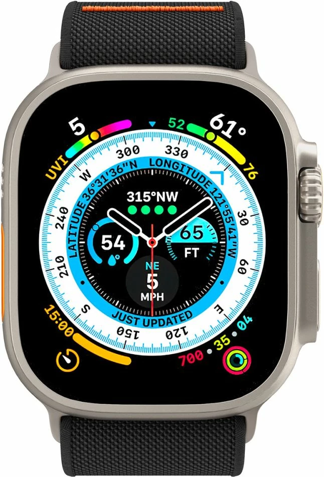 Pašček za Apple Watch Spigen Fit Lite Ultra (42/44/45/49 mm), črn