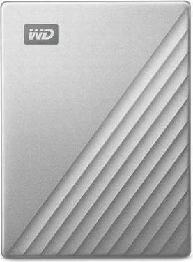 Zunanji trdi disk Western Digital My Passport Ultra, 1 TB, USB Type-C, črn, srebrn
