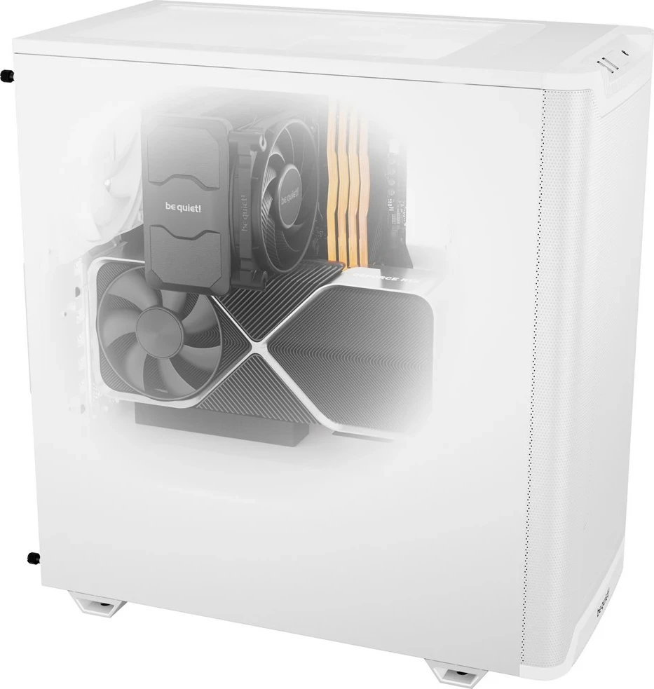 Ohišje PURE BASE 501 Airflow, BE QUIET!, Midi Tower, belo