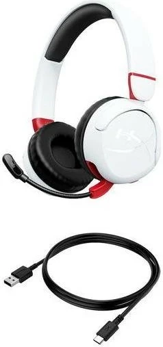 Brezžične slušalke Cloud Mini HyperX, Bluetooth, mikrofon, bele