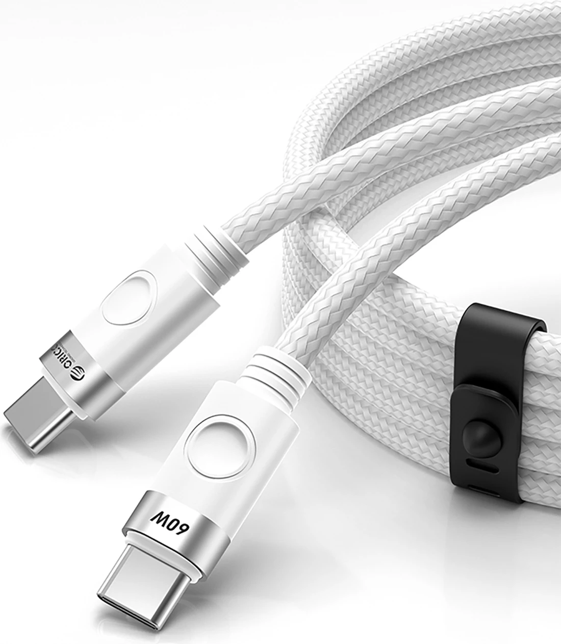 USB-C na USB-C kabel, Orico CDX, 1 m, 60 W, 3 A, bel