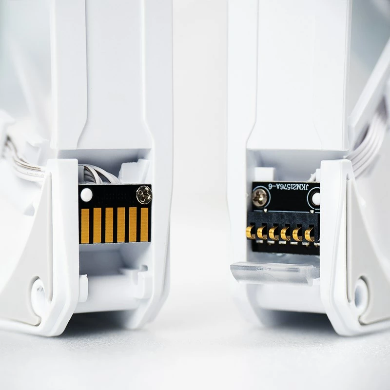 Sistem vodnega hlajenja Chieftec CLC-360-RGB-W, 3 ventilatorji 12 cm, bel