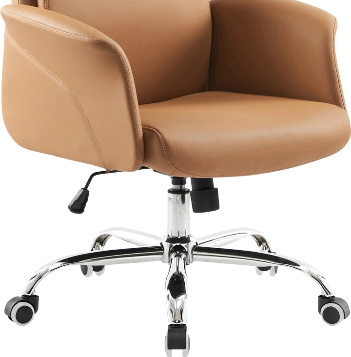 Pisarniški stol Derjio, rjav