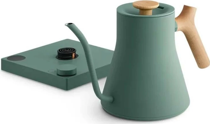 Električni čajnik, Fellow Stagg EKG PRO, 0,9 L, zeleno/rjav