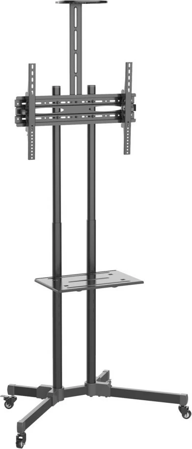 Premično stojalo za TV, 37–70 inč, 50 kg, 2 police Techly 364477, črno