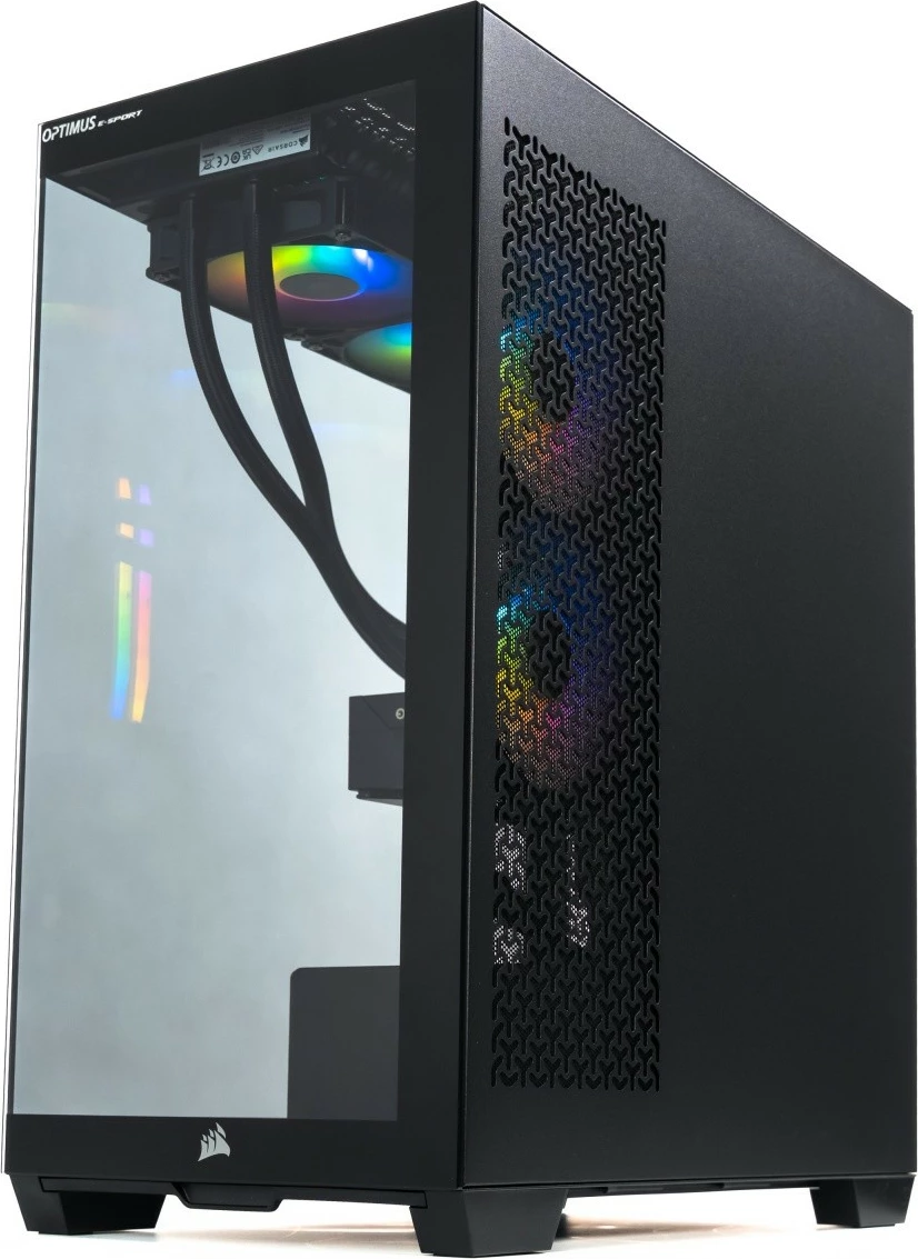 Računalnik za igre, OPTIMUS E-Sport GB550T-CR11, Ryzen 7 5800X, 16GB RAM, 1TB SSD, GeForce RTX 5070 12GB, Windows 11 Home, črn