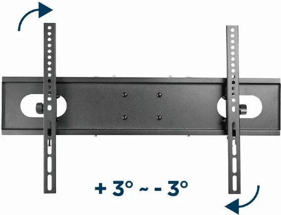Stenski nosilec za TV do 70'', GEMBIRD WM-70ST-01, črn