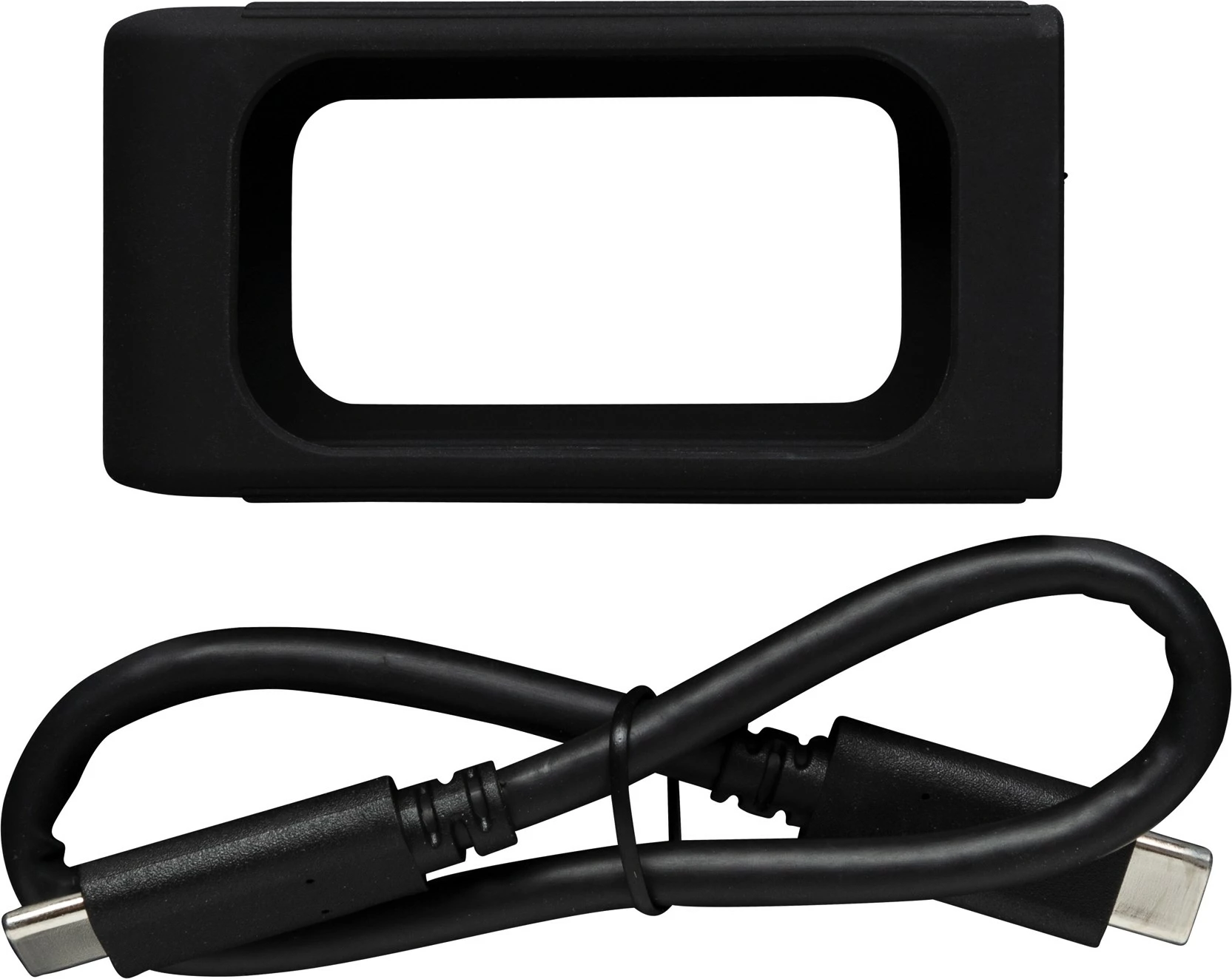 Zunanji SSD 1 TB, USB Type-C, Kingston XS2000, črn, srebrn