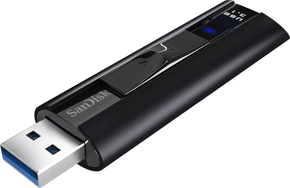 USB ključek SanDisk Extreme Pro 256 GB, črn