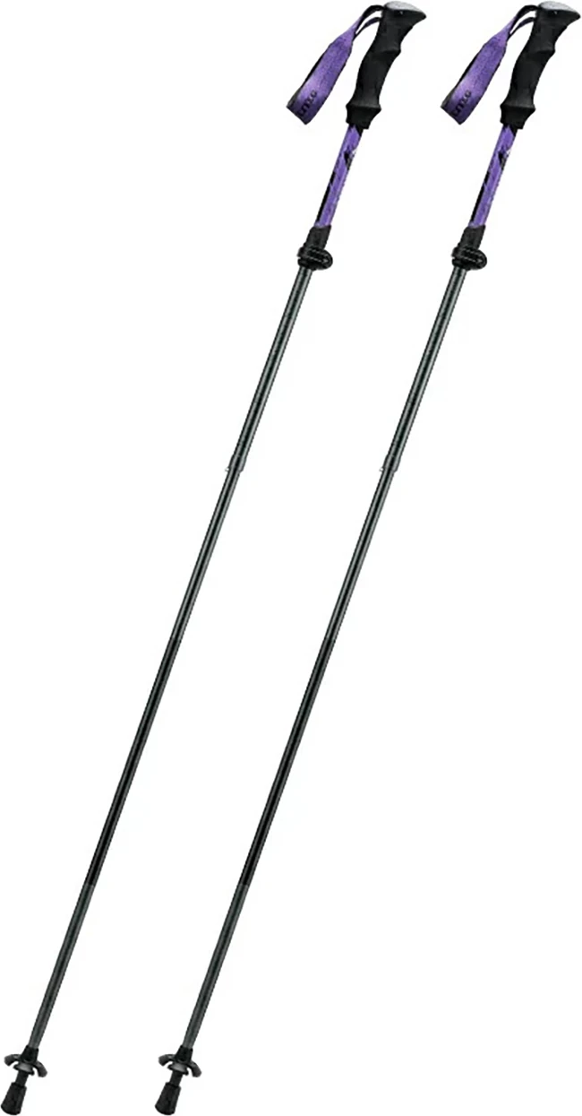 Trekking palice Qunature 60000602, aluminij 7075, 110-130 cm, vijolične, komplet 2 kosa