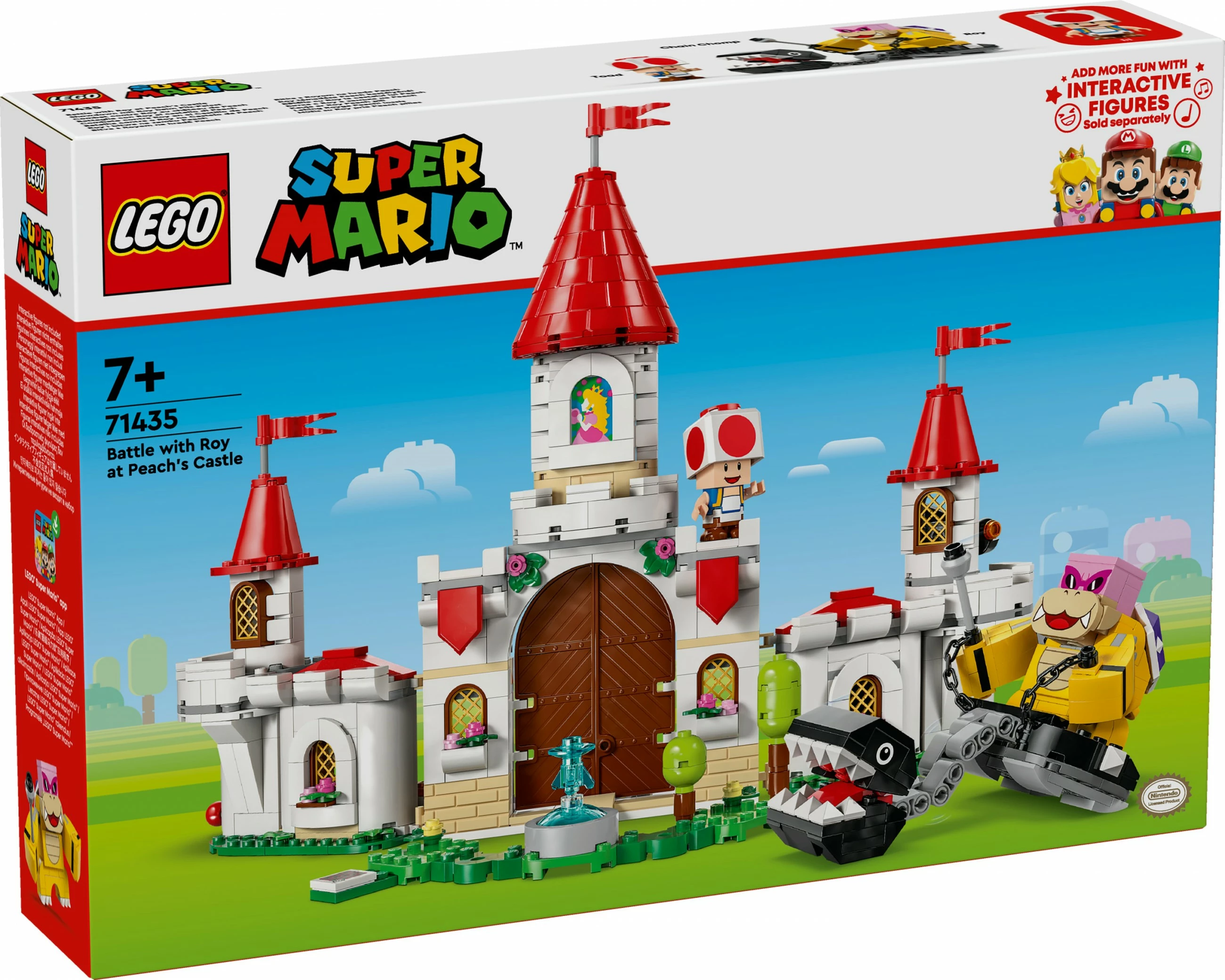 Set za sestavljanje Super Mario 71435, obračun z Royem, večbarven