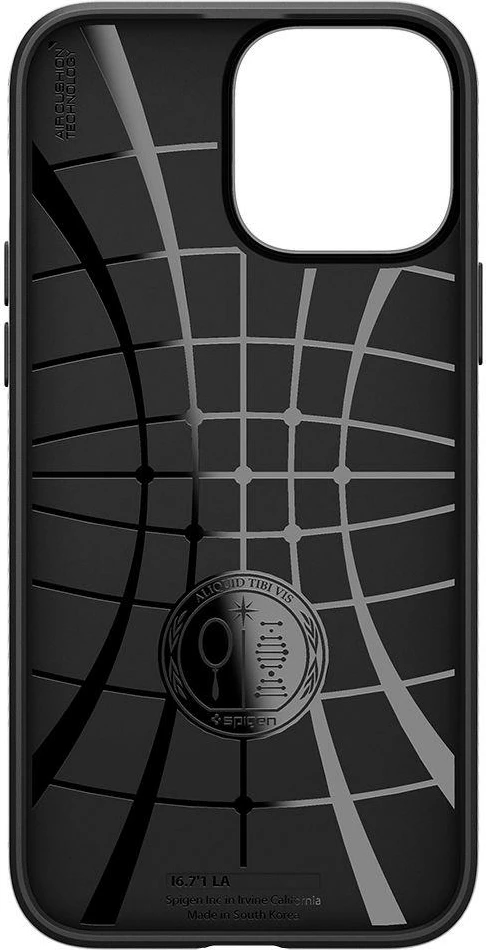 Ovitek Liquid Air, Spigen za iPhone 13 Pro, mat črn