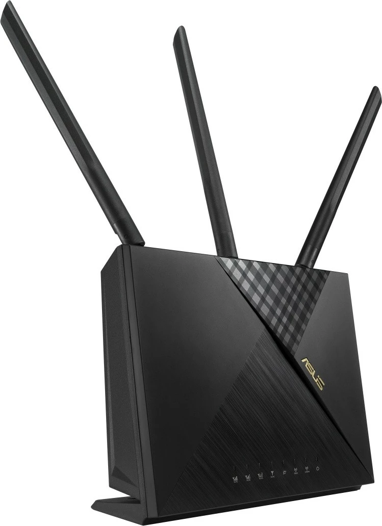 Usmerjevalnik 4G WiFi 6 AX1800 Asus 4G-AX56, 4x LAN, 1x WAN, 1x SIM, črn