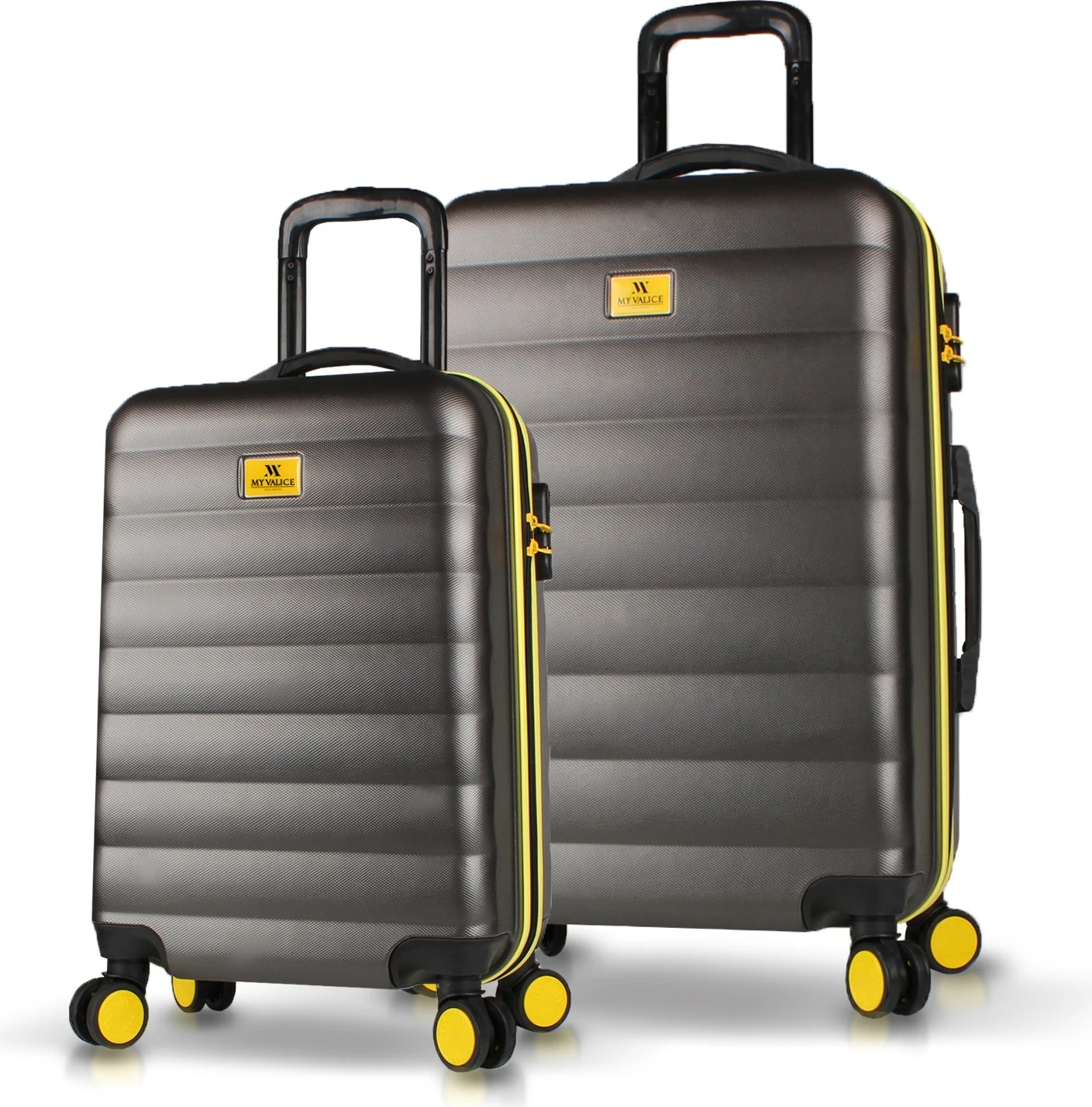 Set kovčkov (2 kosa), Zoozie Bags 6520, antracitna barva