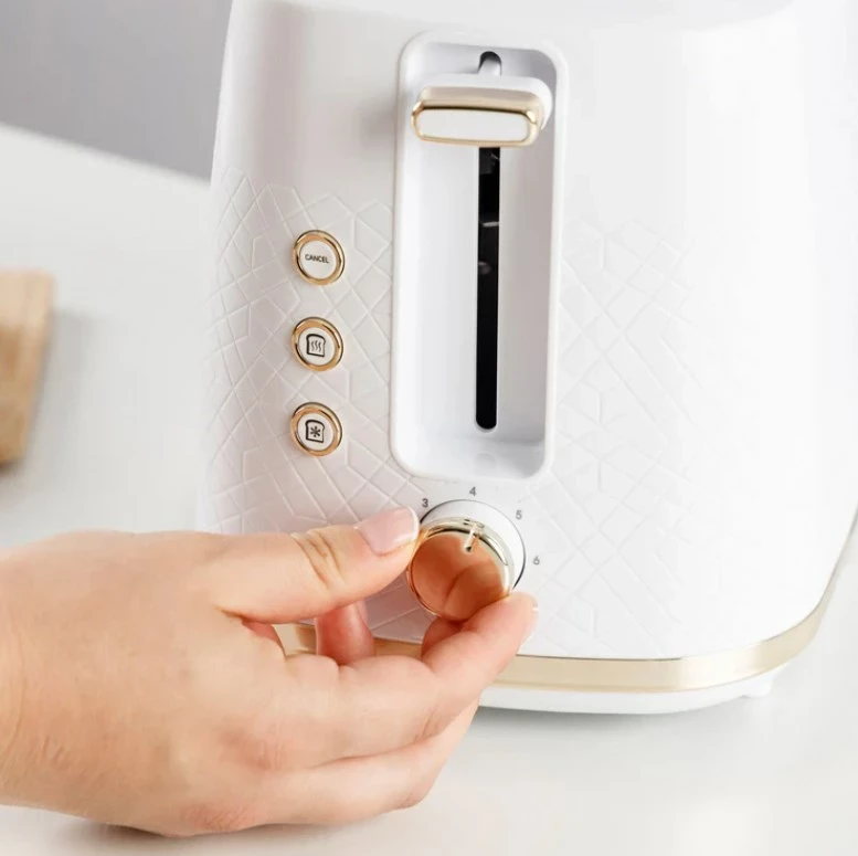 Tost za kruh Fusion Crunch 960707000, 2 rezini, 800 W, bel - Taurus